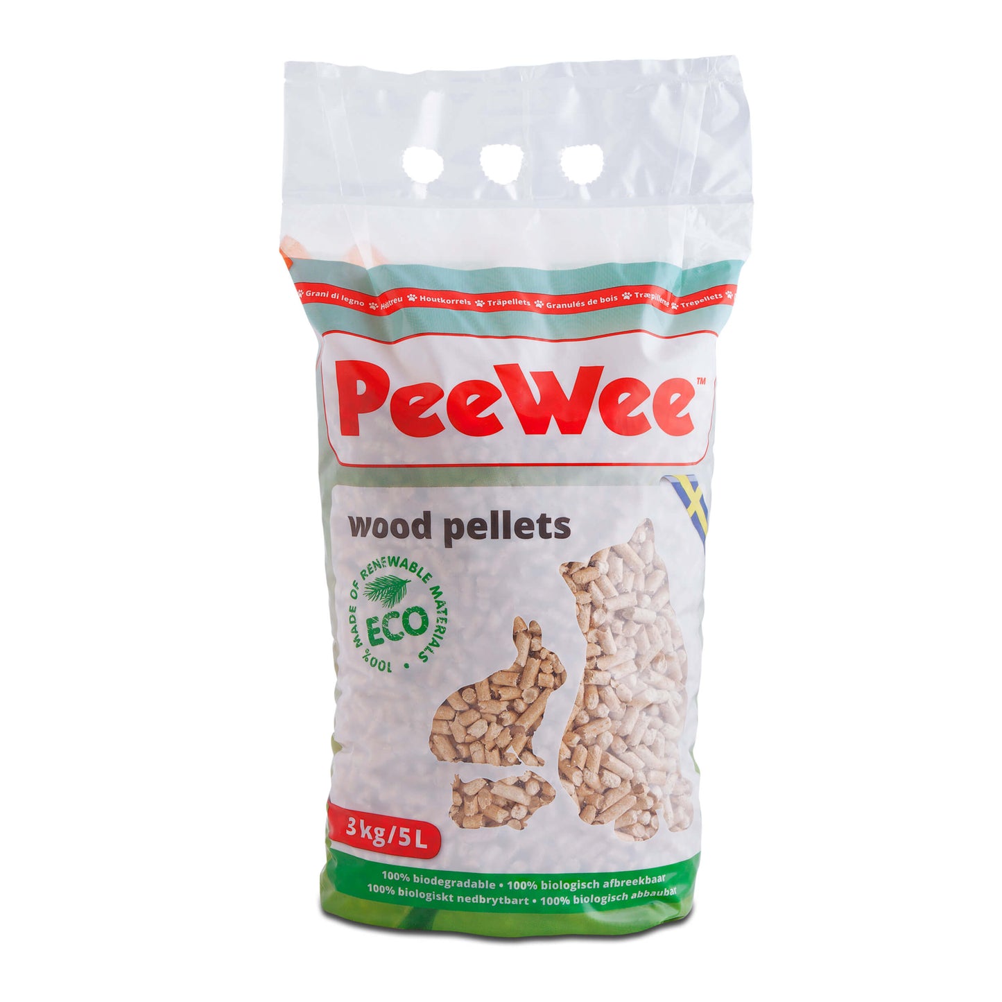 PeeWee EcoGranda XXL Katzenklo Schale offen + 3kg Streu